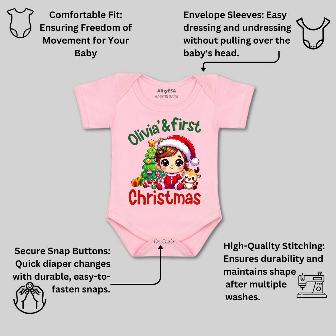Arvesa My First Christmas  Baby Boy & Girl Dress