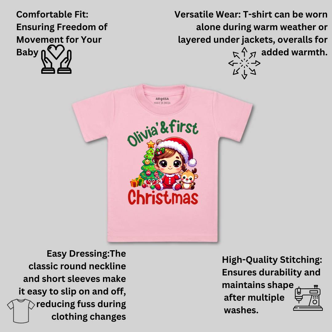 Arvesa My First Christmas  Baby Boy & Girl Dress