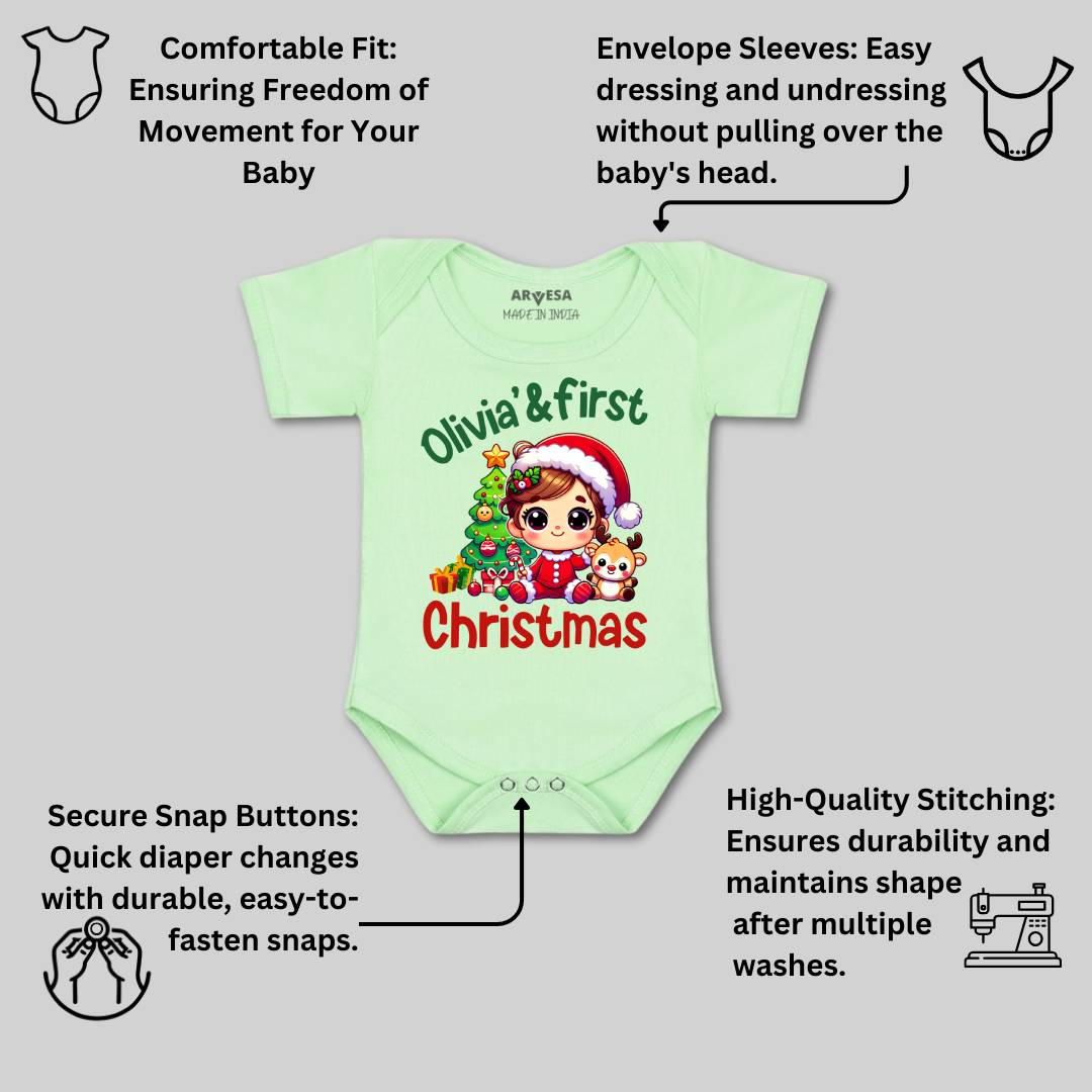 Arvesa My First Christmas  Baby Boy & Girl Dress