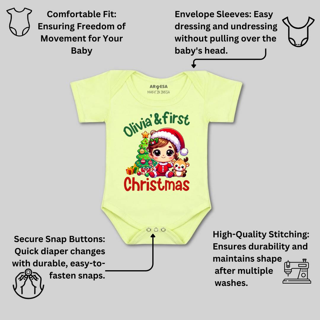 Arvesa My First Christmas  Baby Boy & Girl Dress