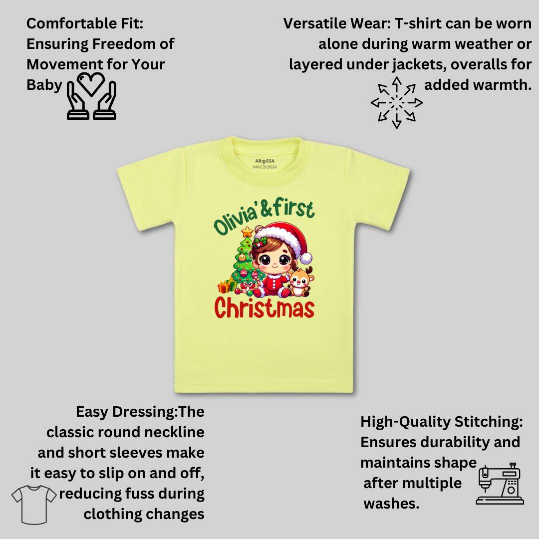 Arvesa My First Christmas  Baby Boy & Girl Dress