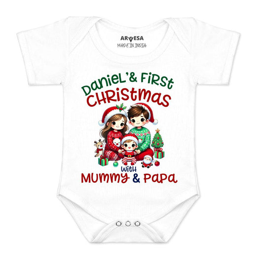 Arvesa My First Christmas  Baby Boy & Girl Dress