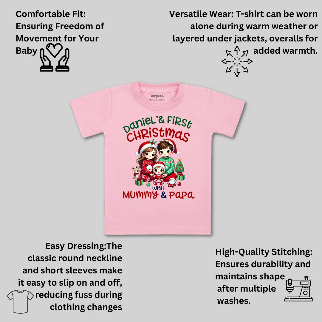 Arvesa My First Christmas  Baby Boy & Girl Dress