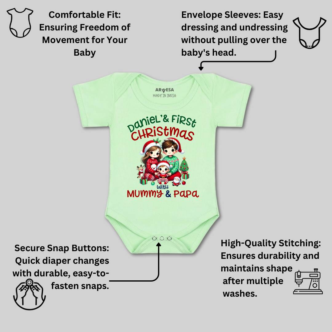 Arvesa My First Christmas  Baby Boy & Girl Dress