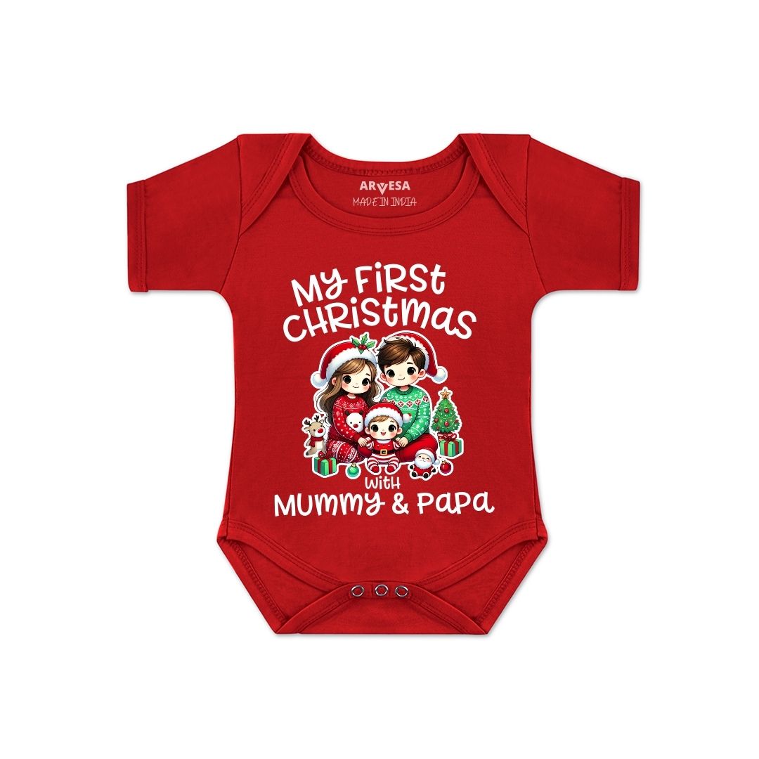 Arvesa D-1764 My First Christmas Bbay Outfit.