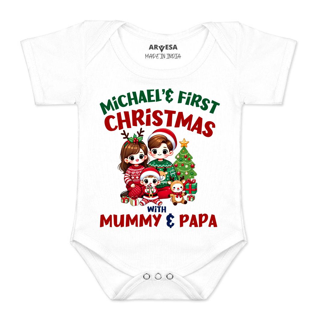 Arvesa My First Christmas  Baby Boy & Girl Dress