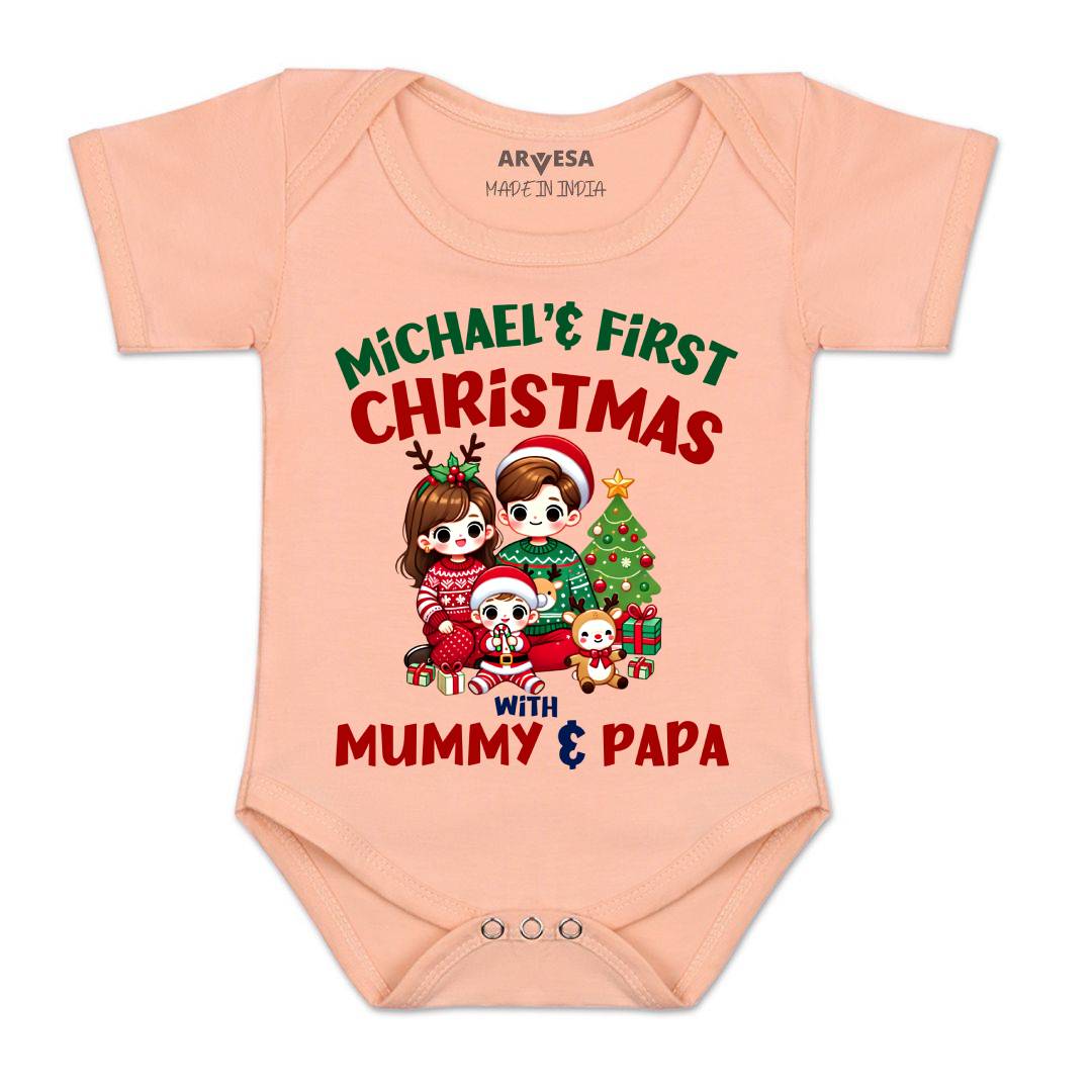 Arvesa My First Christmas  Baby Boy & Girl Dress