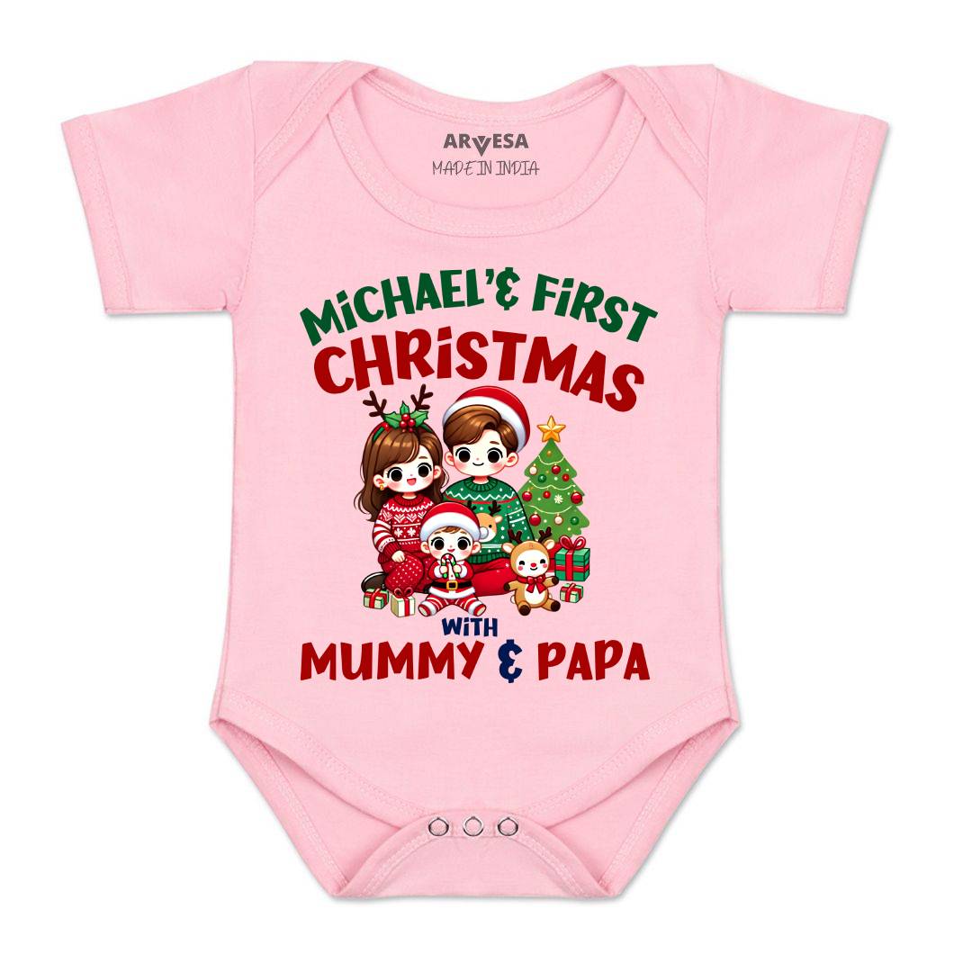 Arvesa My First Christmas  Baby Boy & Girl Dress