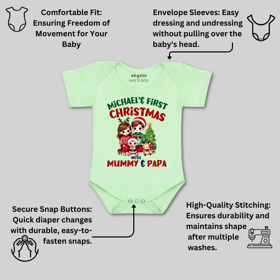 Arvesa My First Christmas  Baby Boy & Girl Dress
