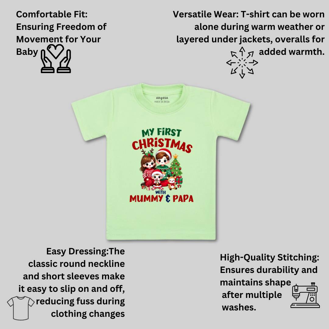 Arvesa R-1765 My First Christmas Baby Outfit.