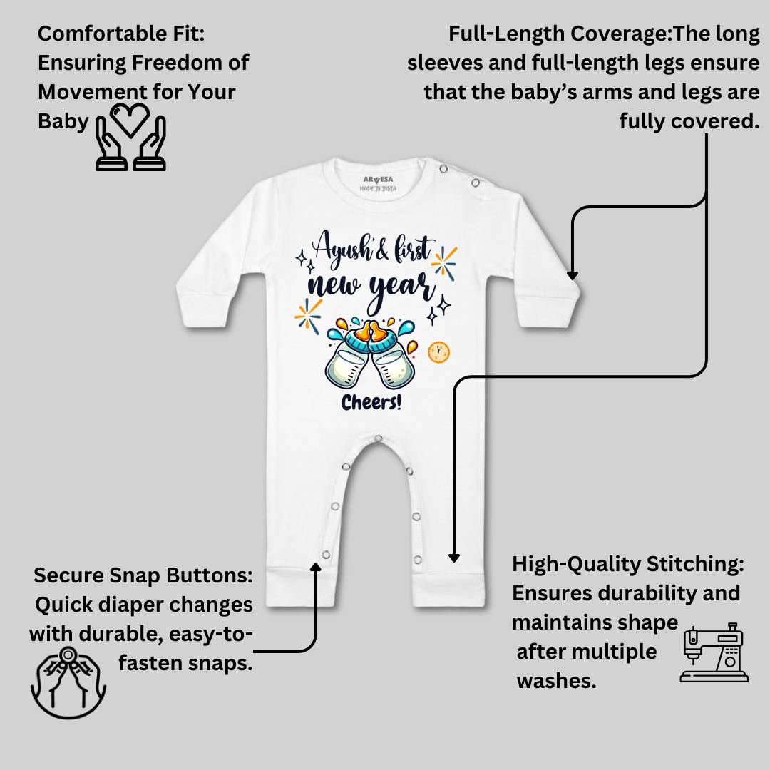Arvesa My First New Year  Baby Boy & Girl Dress