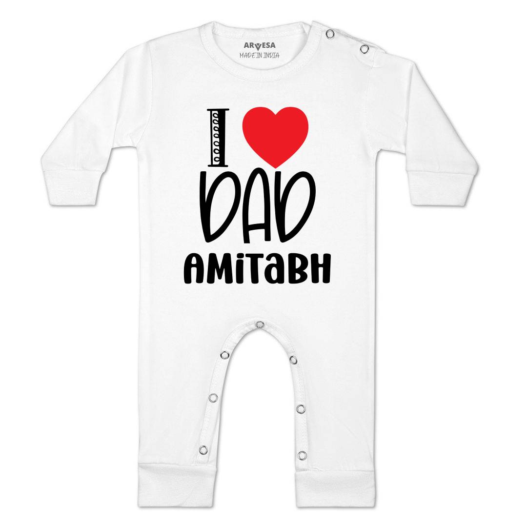 Arvesa I Love Dad Baby Boy & Girl Dress