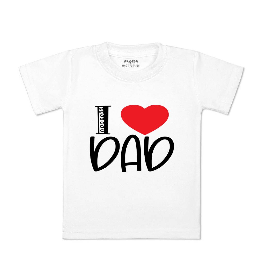 Arvesa I Love Dad Design-177 White 0-3 Months Jumpsuit for Baby Boy & Girl dress .