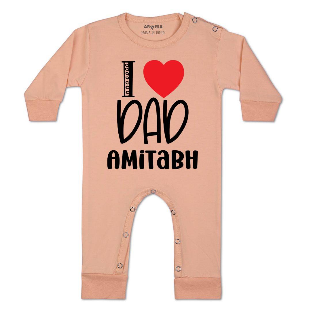 Arvesa I Love Dad Baby Boy & Girl Dress