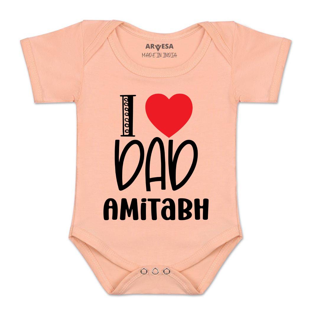 Arvesa I Love Dad Baby Boy & Girl Dress