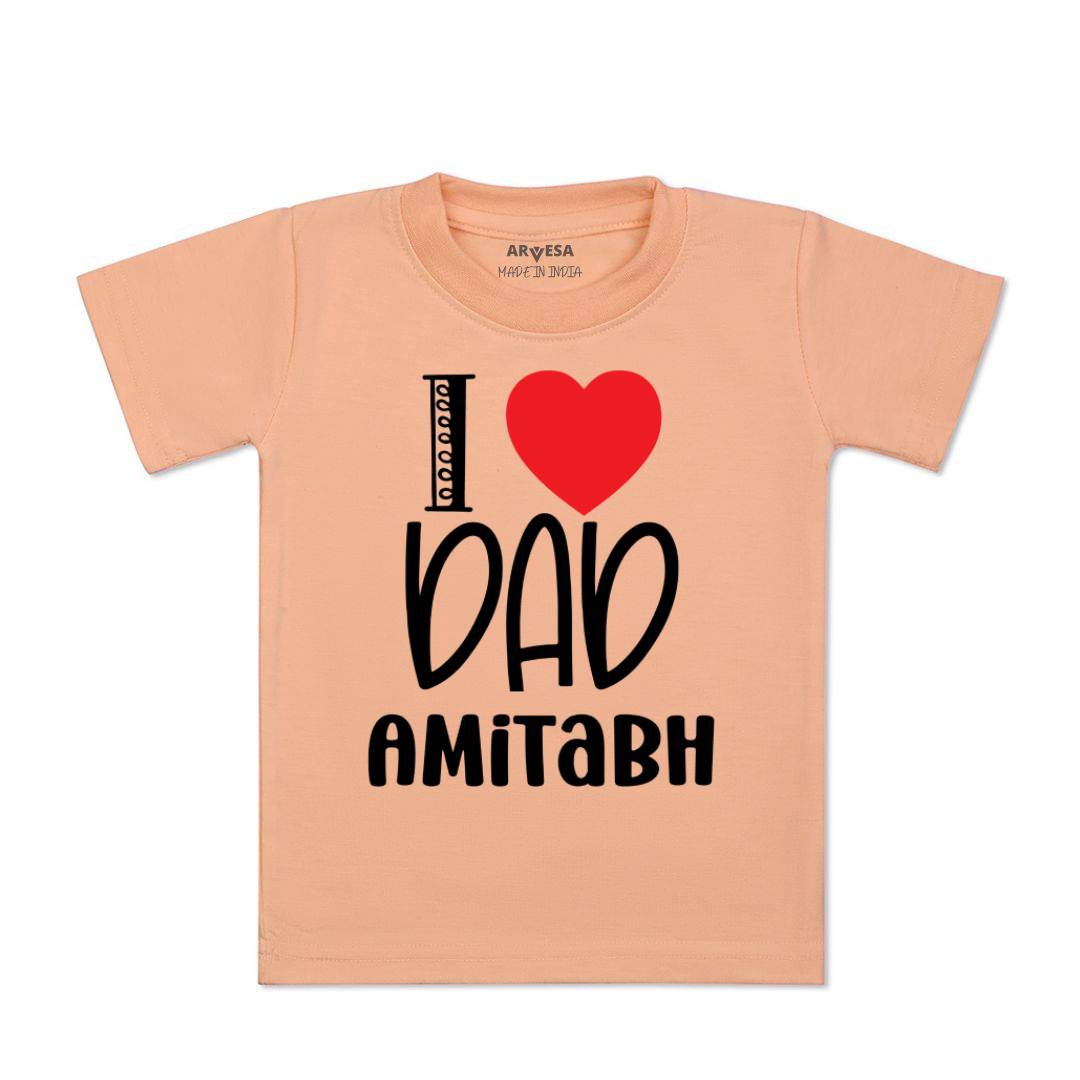 Arvesa I Love Dad Baby Boy & Girl Dress