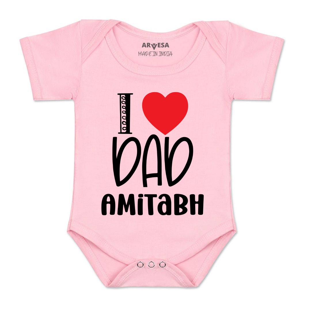 Arvesa I Love Dad Baby Boy & Girl Dress