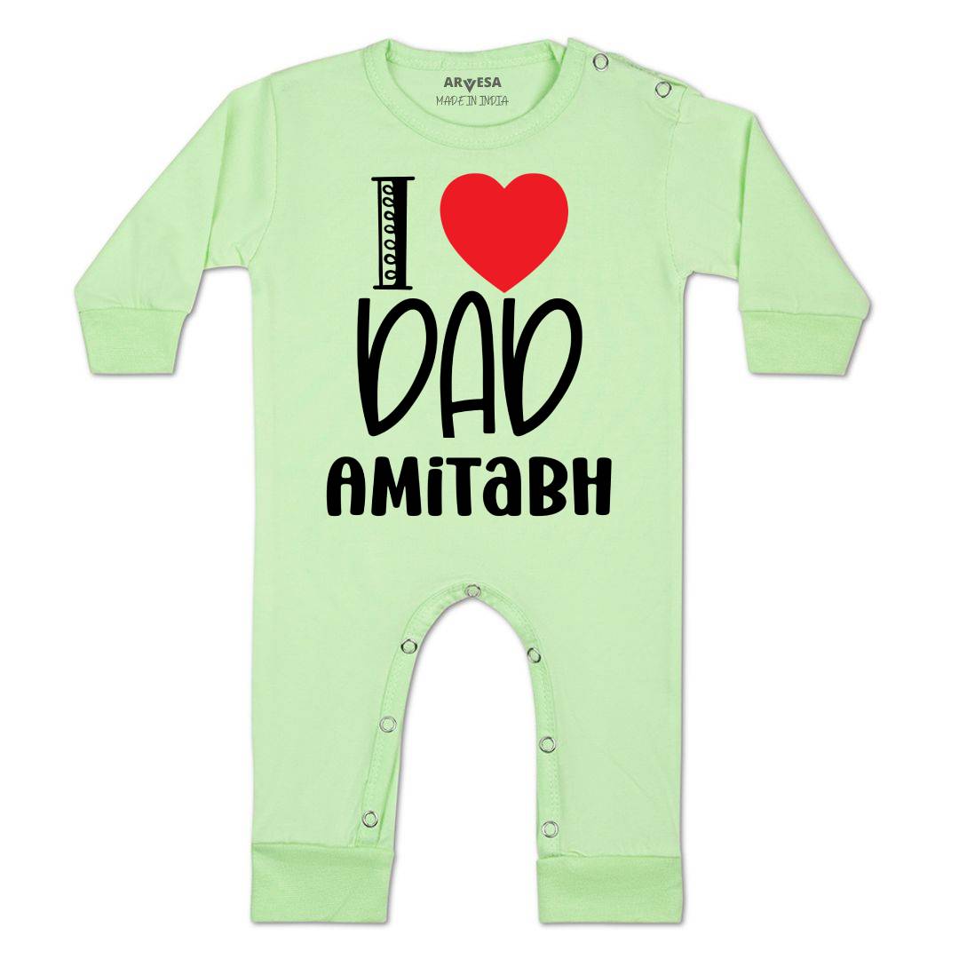 Arvesa I Love Dad Baby Boy & Girl Dress
