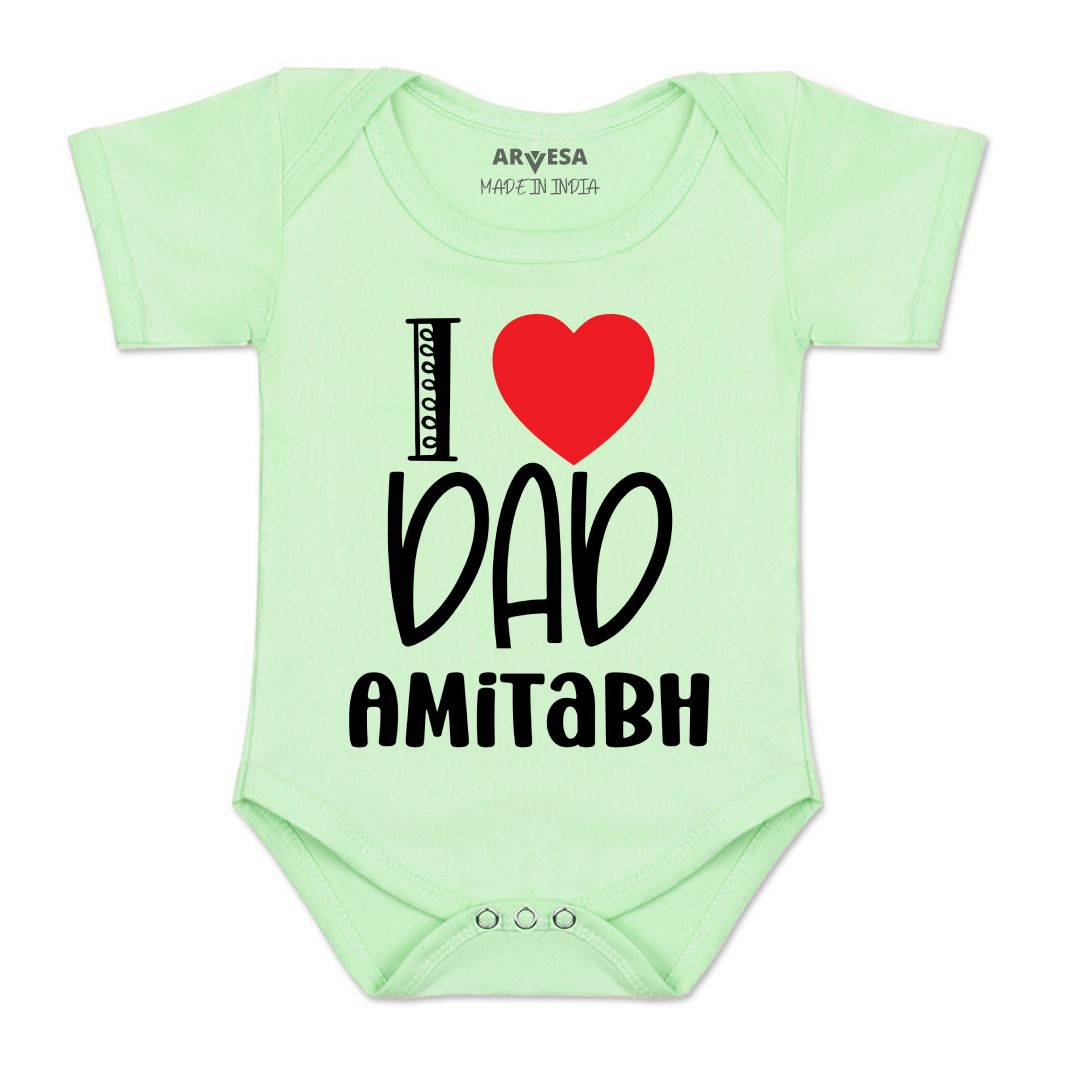 Arvesa I Love Dad Baby Boy & Girl Dress