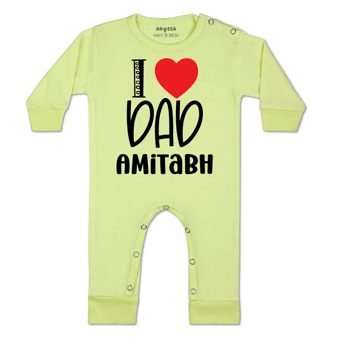 Arvesa I Love Dad Baby Boy & Girl Dress