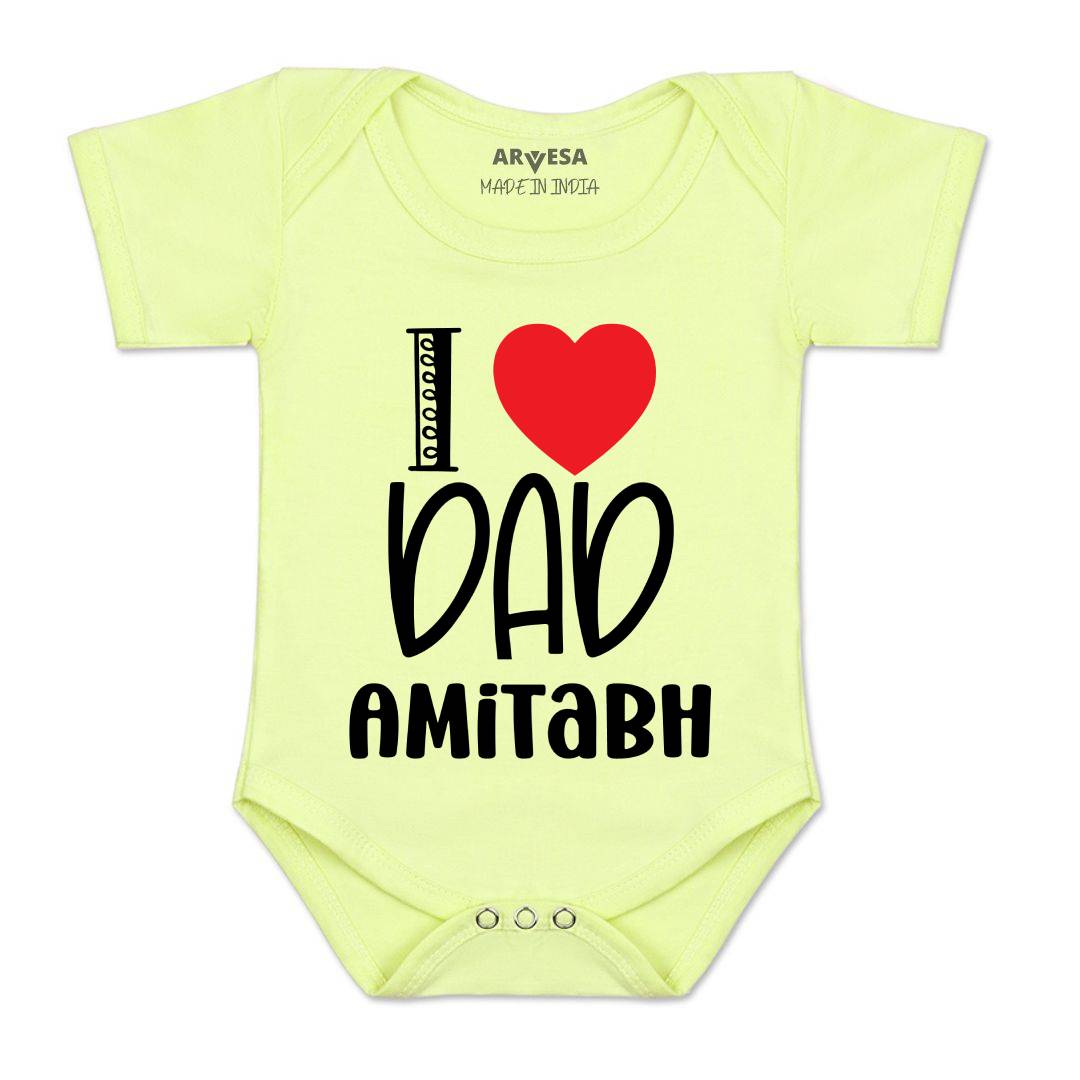 Arvesa I Love Dad Baby Boy & Girl Dress