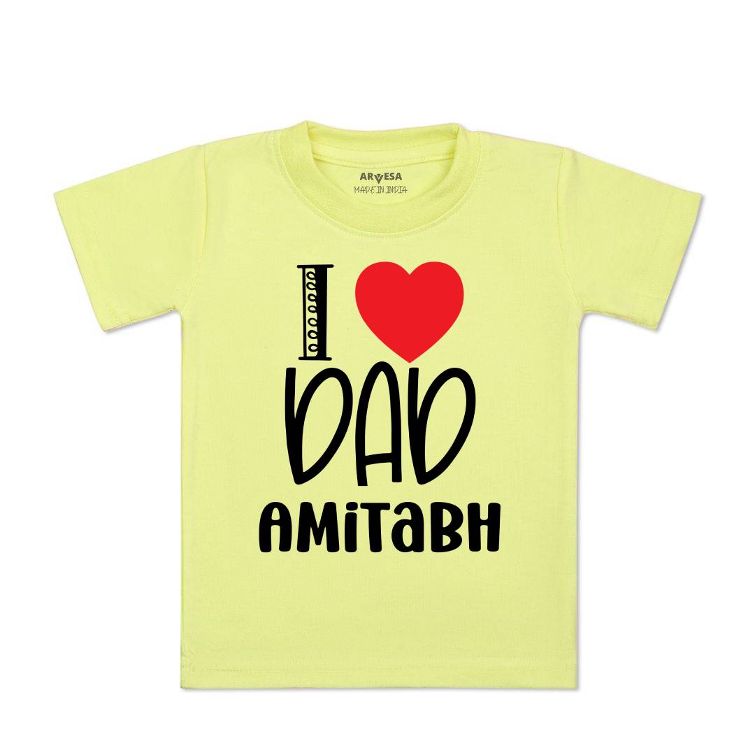 Arvesa I Love Dad Baby Boy & Girl Dress