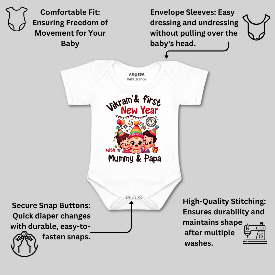 Arvesa My First New Year  Baby Boy & Girl Dress