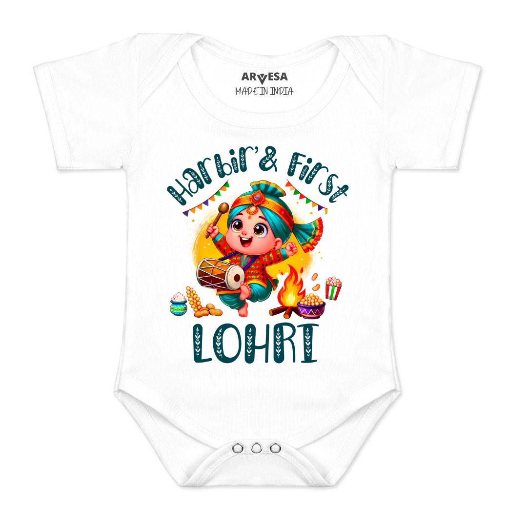 Arvesa My First Lohri  Baby Boy & Girl Dress