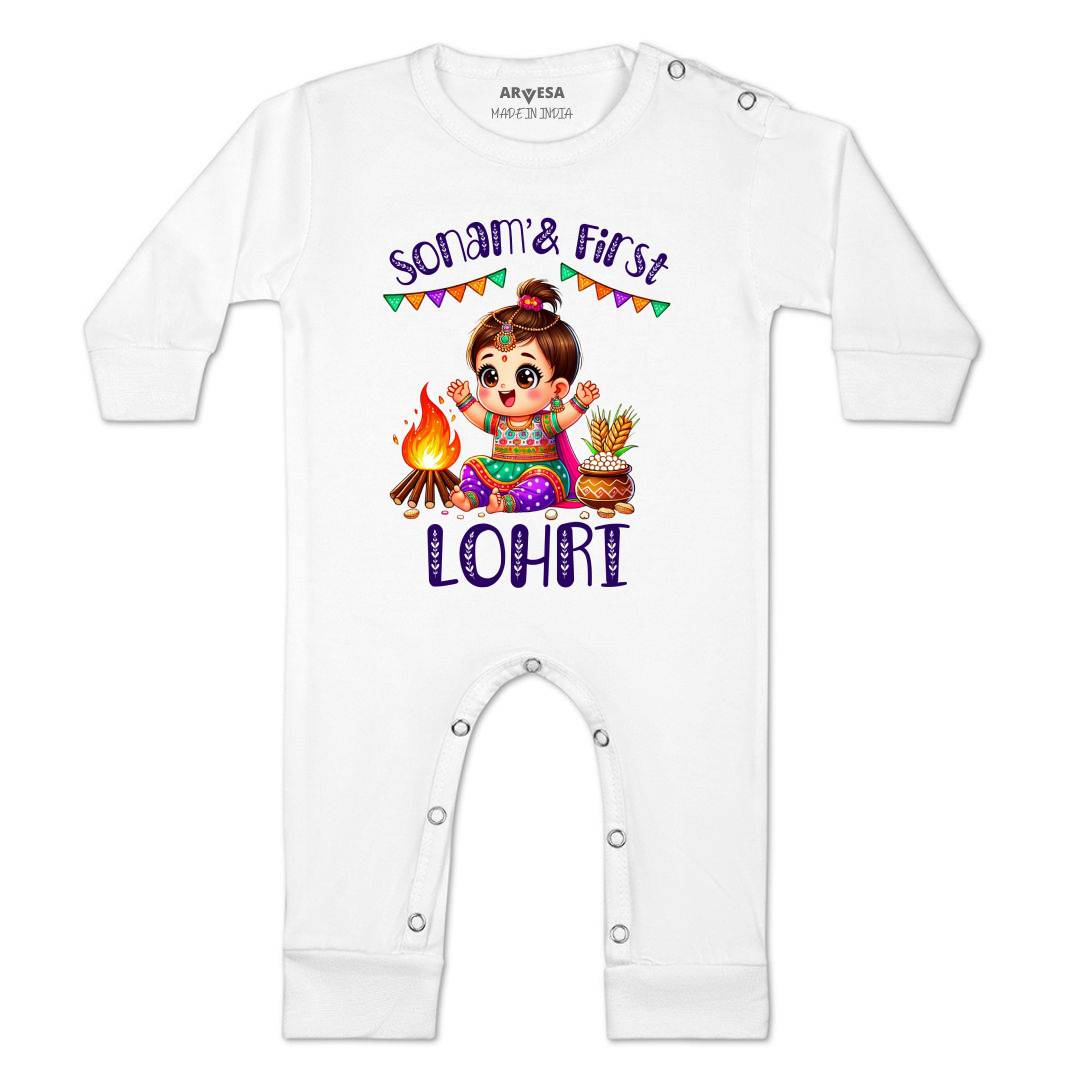 Arvesa My First Lohri  Baby Boy & Girl Dress