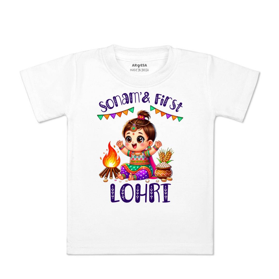 Arvesa My First Lohri  Baby Boy & Girl Dress