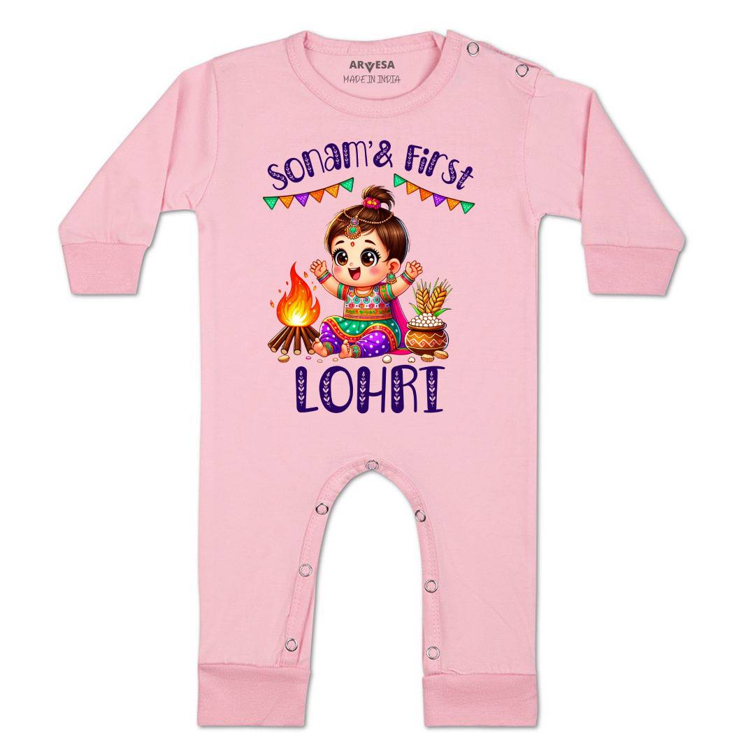 Arvesa My First Lohri  Baby Boy & Girl Dress