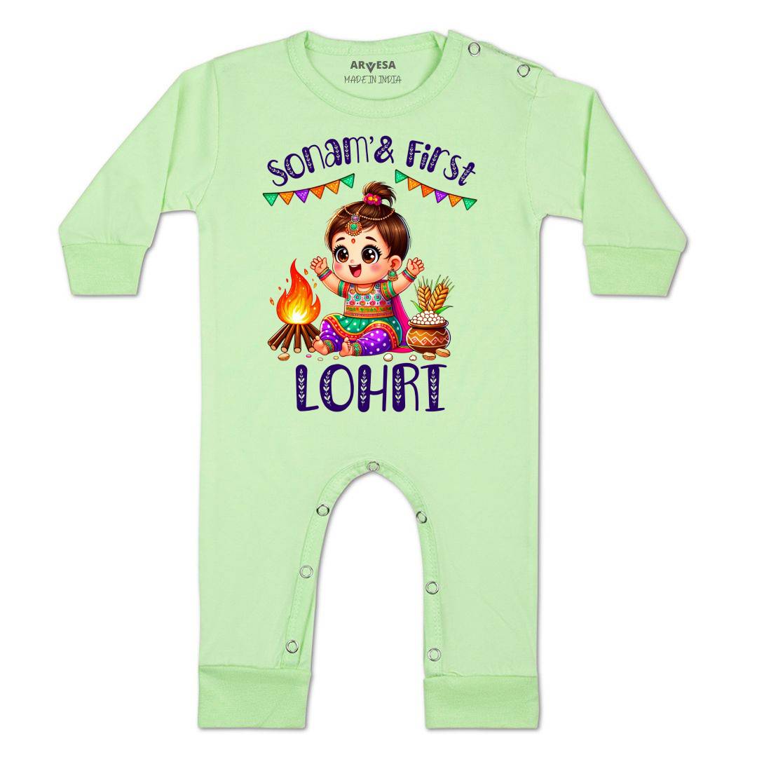 Arvesa My First Lohri  Baby Boy & Girl Dress