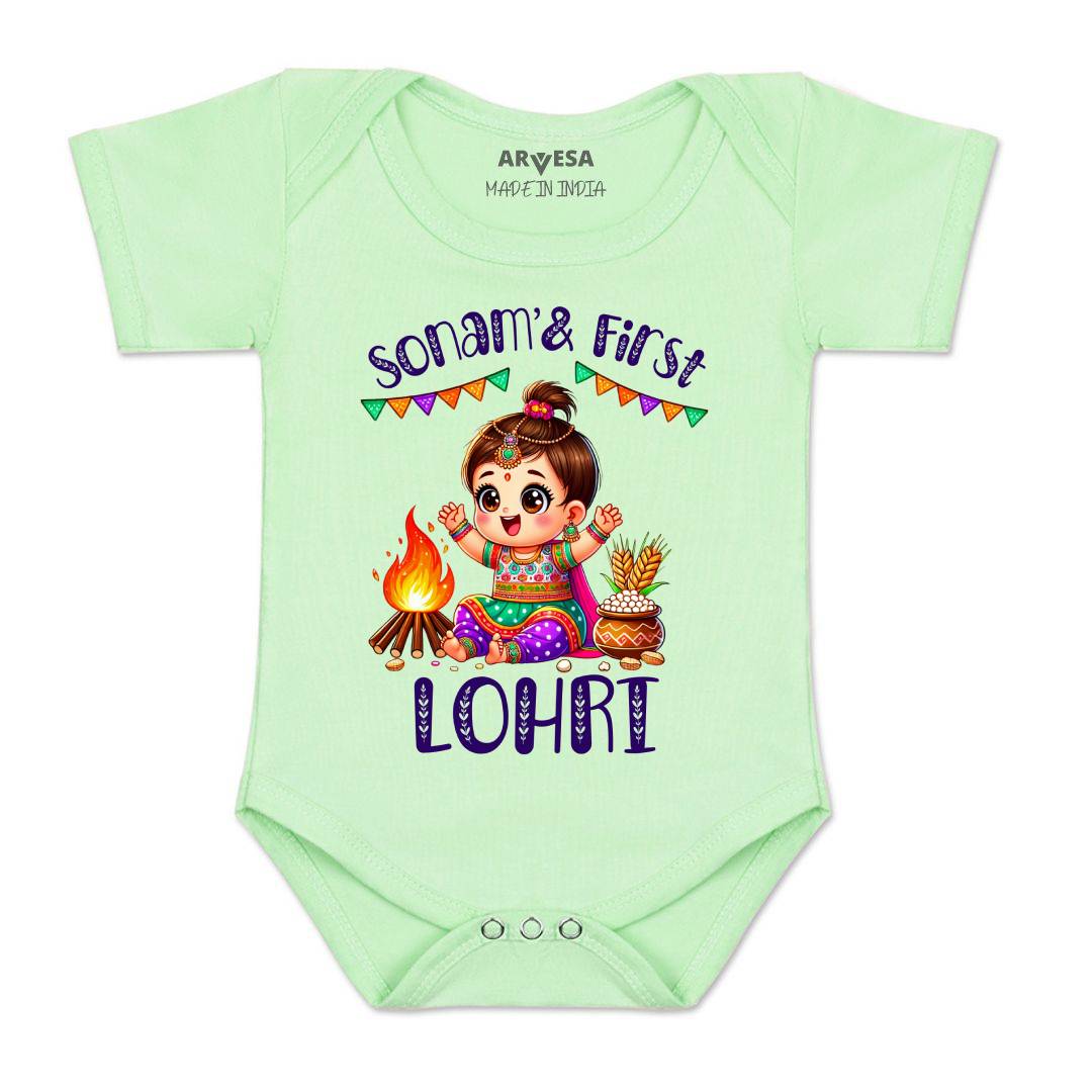 Arvesa My First Lohri  Baby Boy & Girl Dress