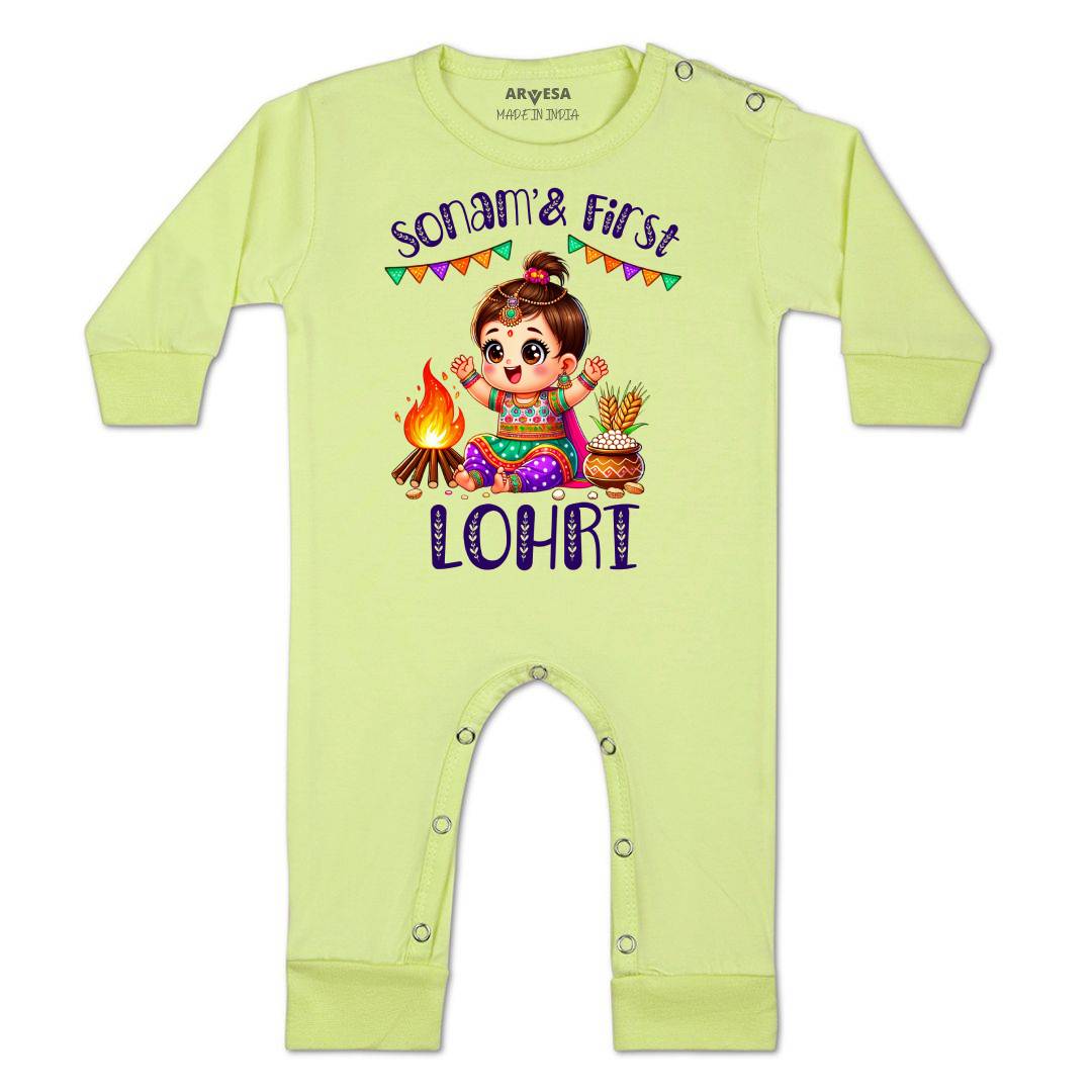 Arvesa My First Lohri  Baby Boy & Girl Dress