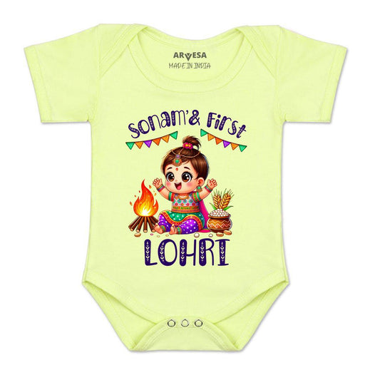 Arvesa My First Lohri  Baby Boy & Girl Dress
