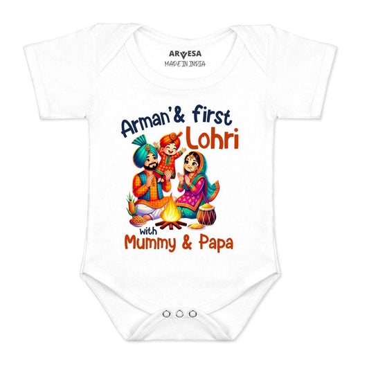 Arvesa My First Lohri  Baby Boy & Girl Dress