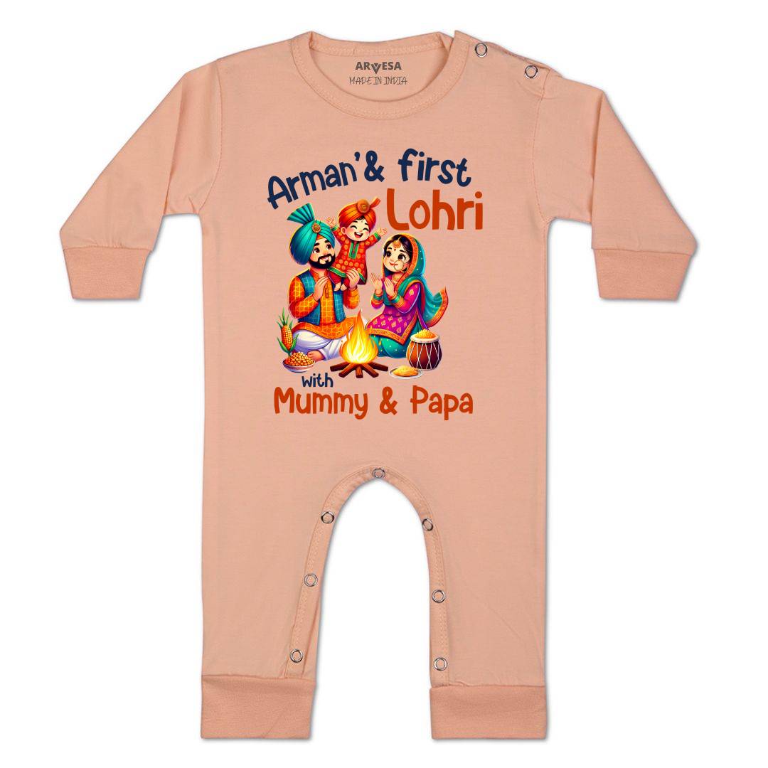 Arvesa My First Lohri  Baby Boy & Girl Dress