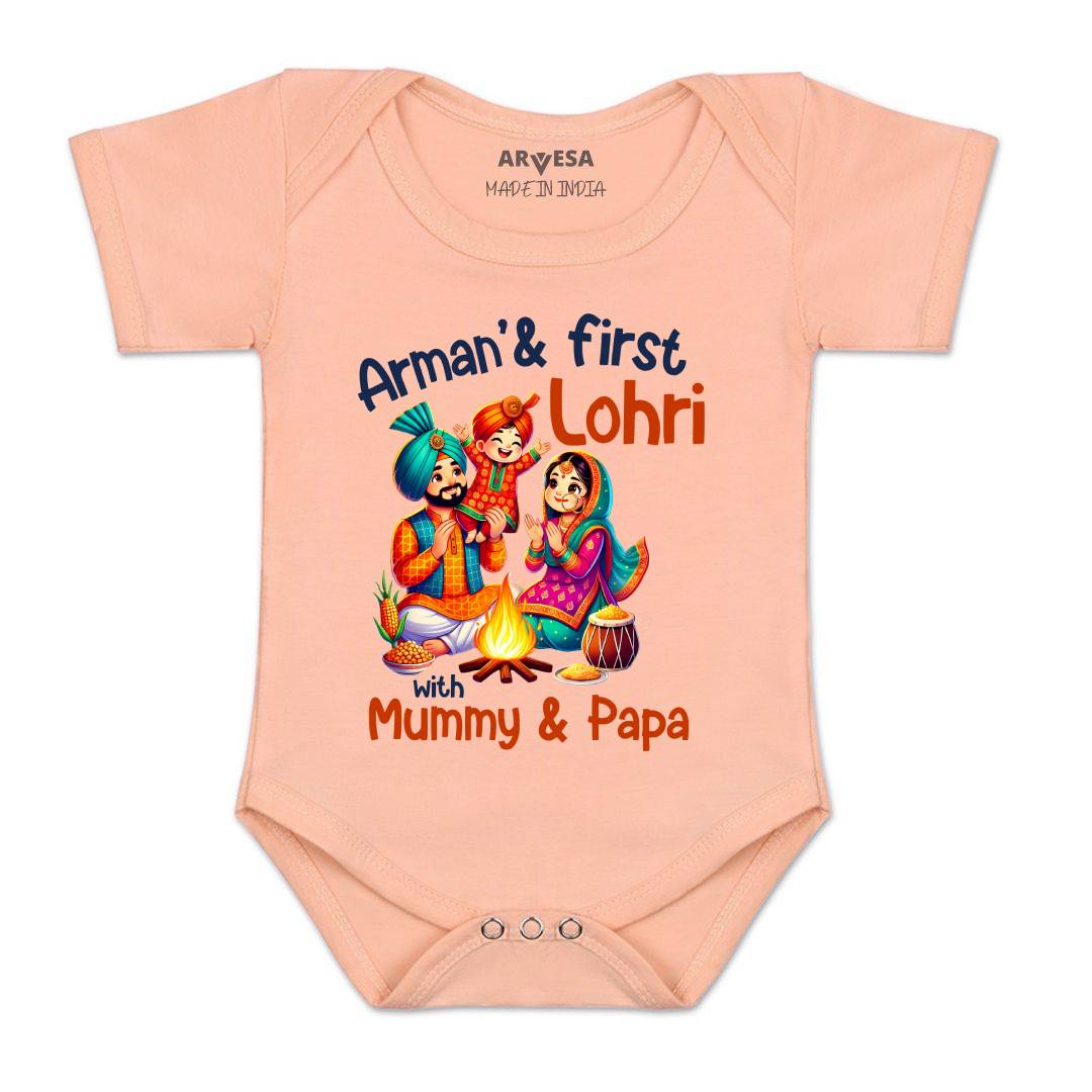 Arvesa My First Lohri  Baby Boy & Girl Dress