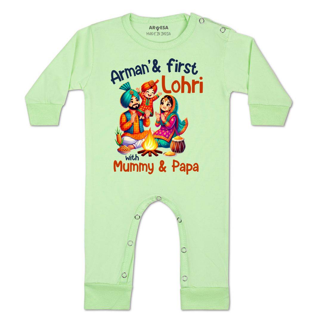 Arvesa My First Lohri  Baby Boy & Girl Dress