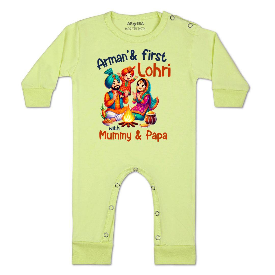 Arvesa My First Lohri  Baby Boy & Girl Dress