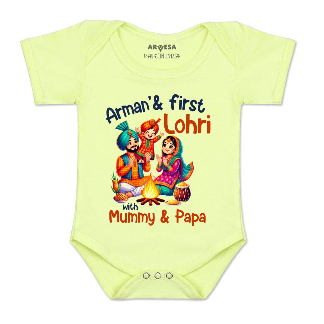 Arvesa My First Lohri  Baby Boy & Girl Dress