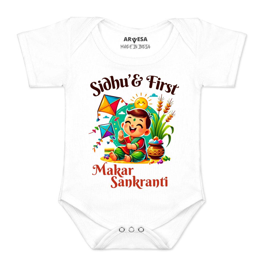 Arvesa My First Makar sankranti  Baby Boy & Girl Dress