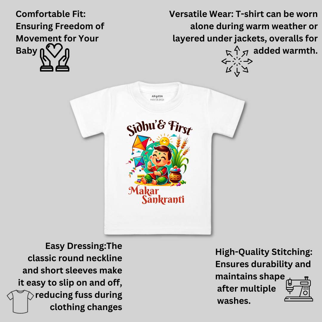 Arvesa My First Makar sankranti  Baby Boy & Girl Dress