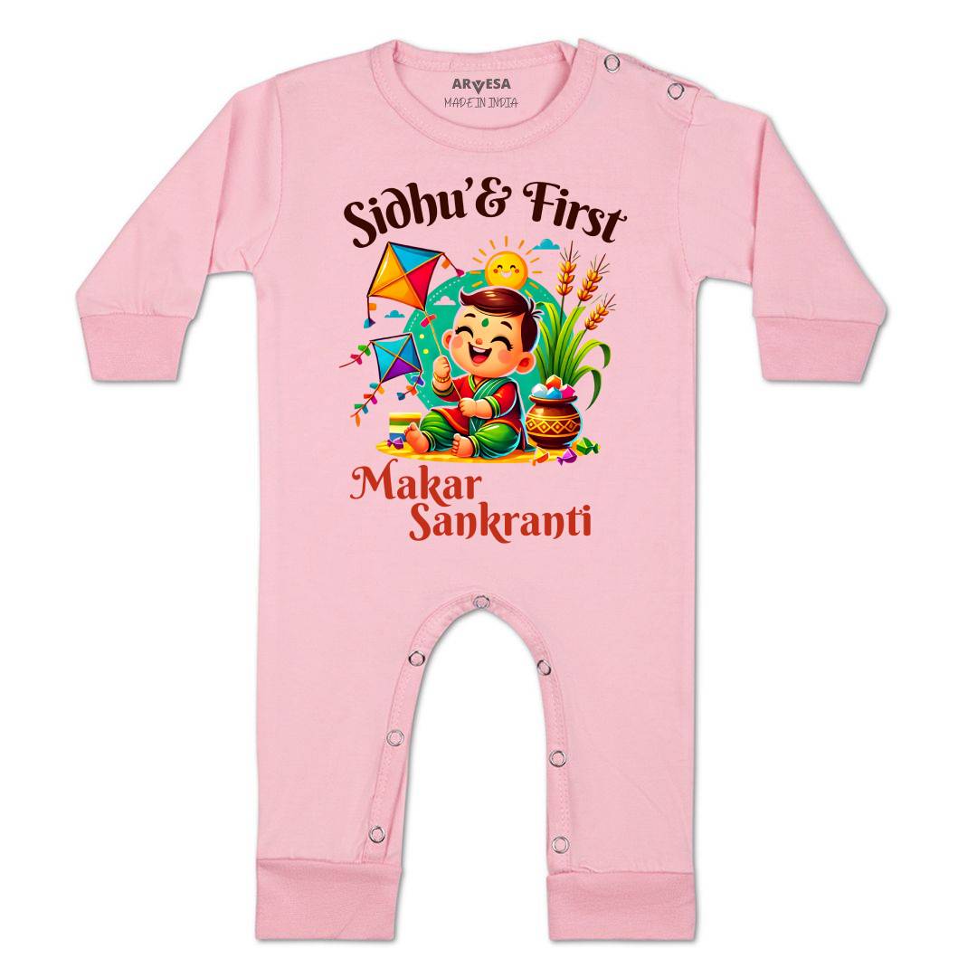 Arvesa My First Makar sankranti  Baby Boy & Girl Dress