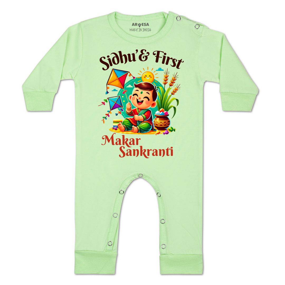 Arvesa My First Makar sankranti  Baby Boy & Girl Dress