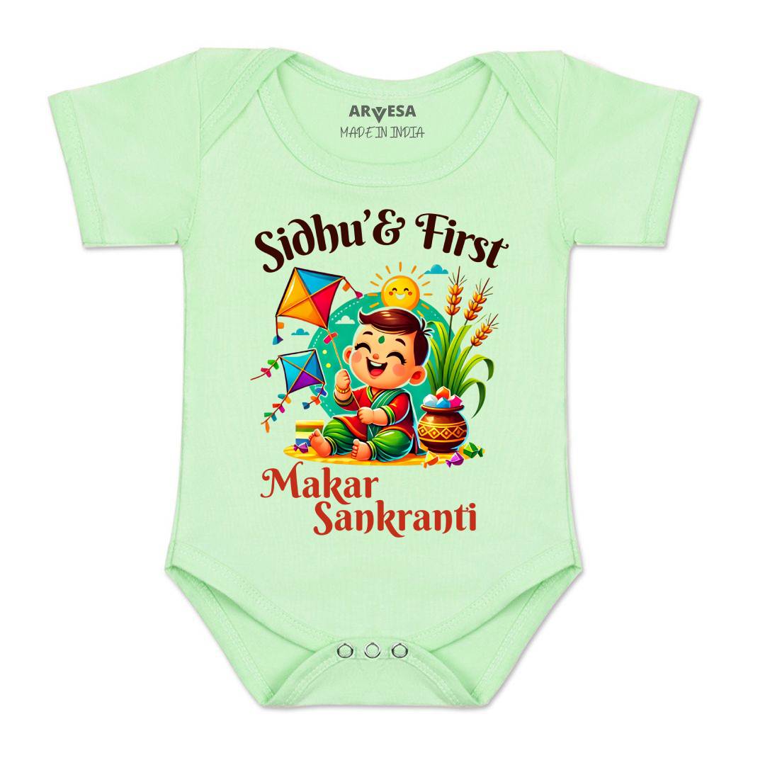 Arvesa My First Makar sankranti  Baby Boy & Girl Dress