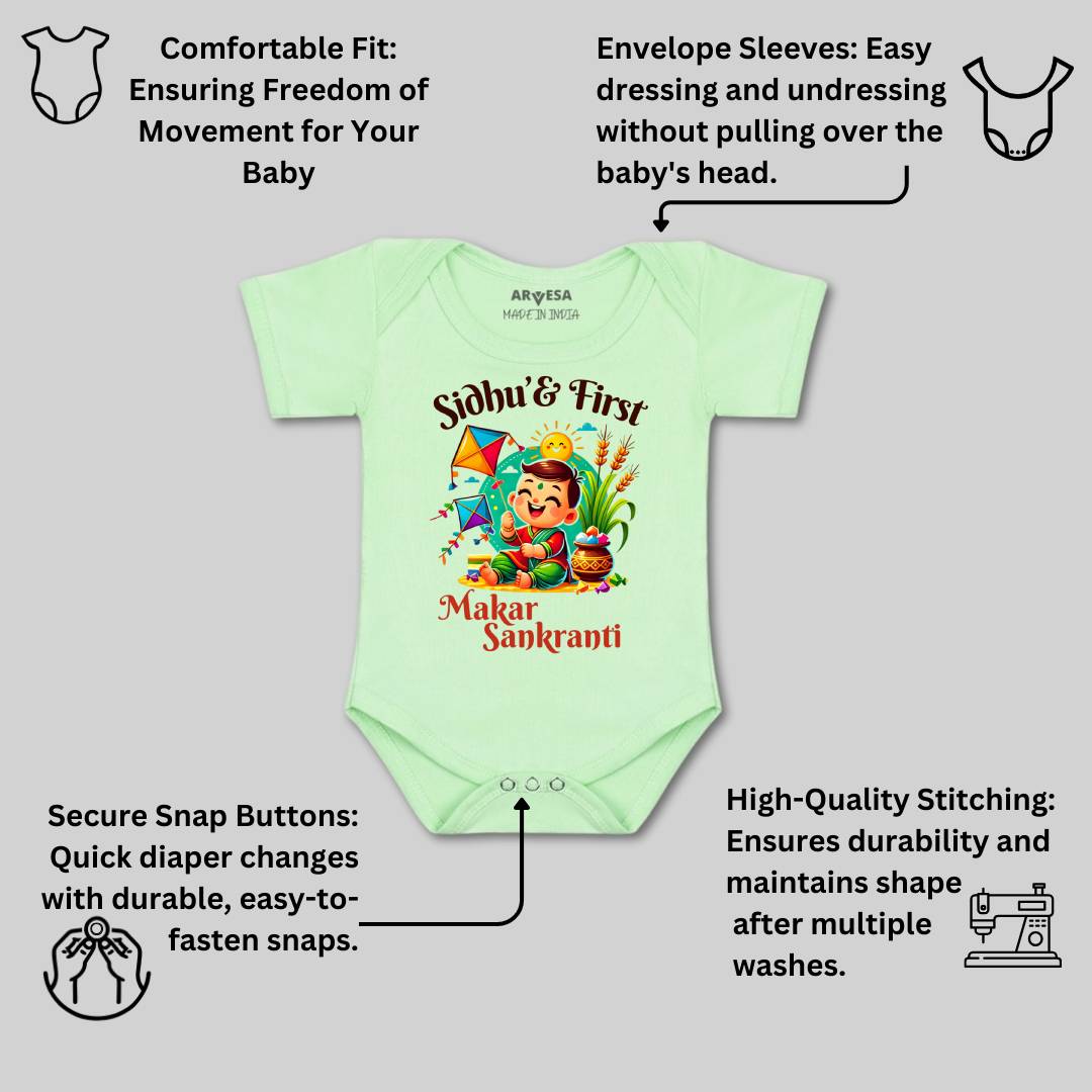 Arvesa My First Makar sankranti  Baby Boy & Girl Dress