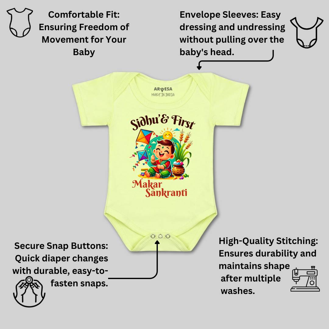 Arvesa My First Makar sankranti  Baby Boy & Girl Dress