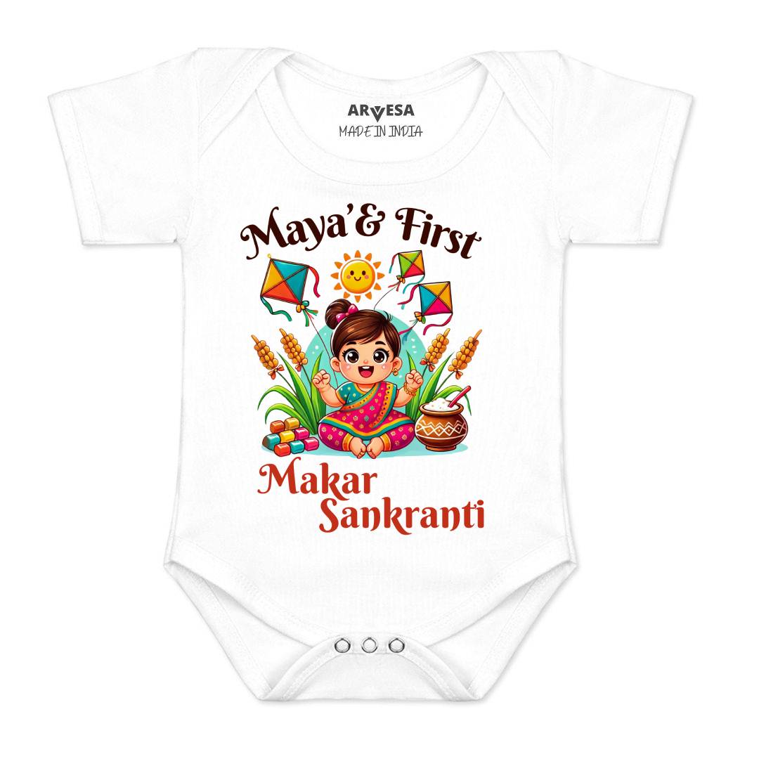 Arvesa My First Makar sankranti  Baby Boy & Girl Dress