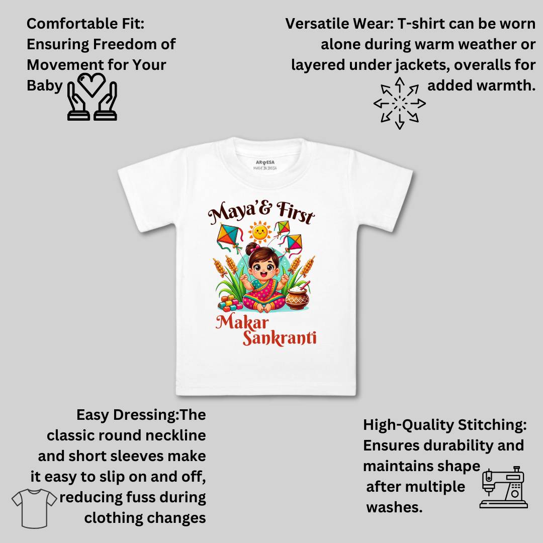 Arvesa My First Makar sankranti  Baby Boy & Girl Dress